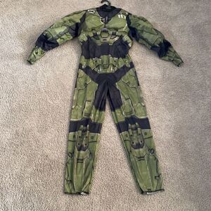 Kids Halo Master Chief Halloween Costume Size M (7-8) NEW *Suit Only